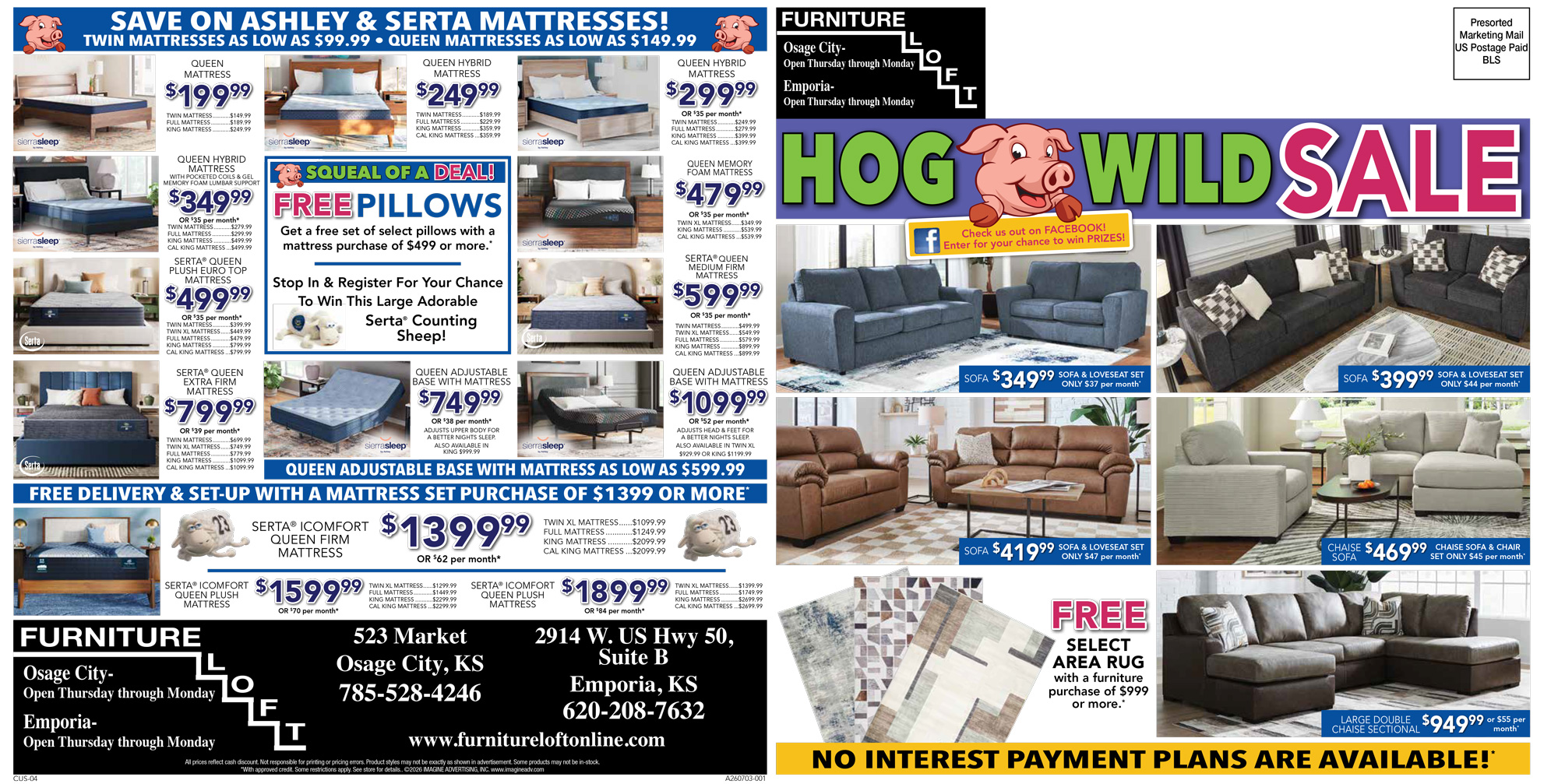 Hog Wild Sale Page 1