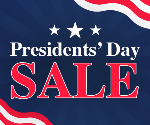 Presidents' Day Sale - Shop Now