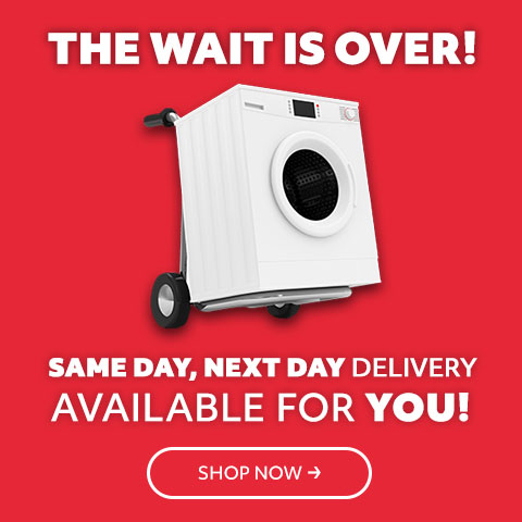 The wait is over! Same day, next day delivery available for you! - Shop Now