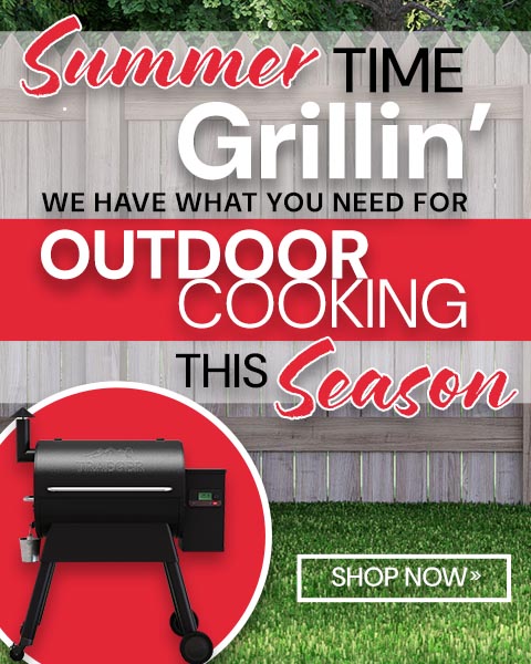 Summer time grillin'. we have what you need for outdoor cooking this season. - Shop Now