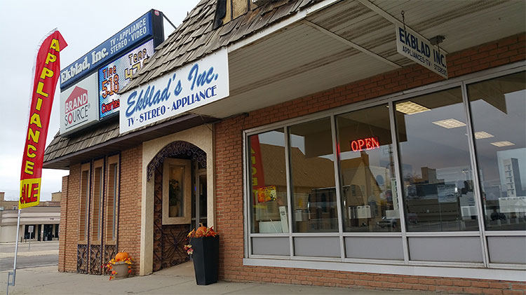 Ekblad Inc. store front