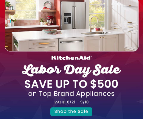 KitchenAid Labor Day Sale. Save up to 35% + Get back up to $500. offer ends 9/10 - shop the sale