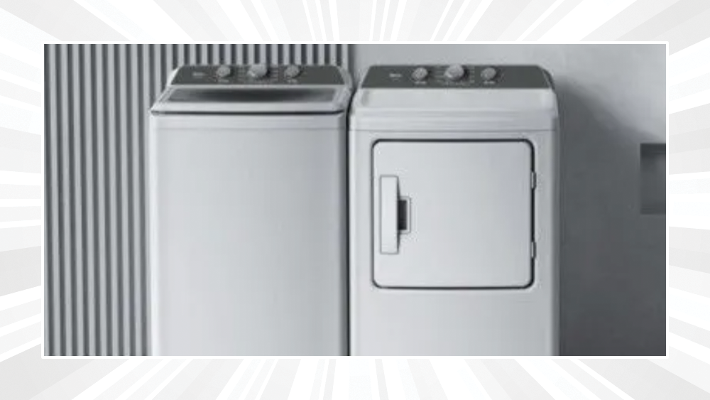 washer and dryer in a laundry room