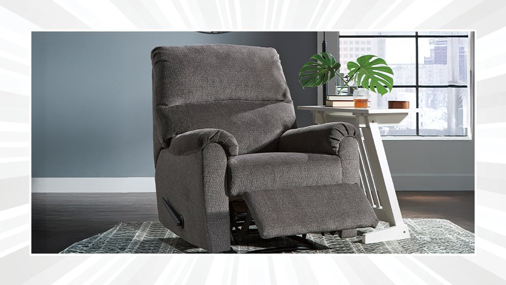 Signature Design by Ashley® Nerviano Chocolate Zero Wall Manual Recliner