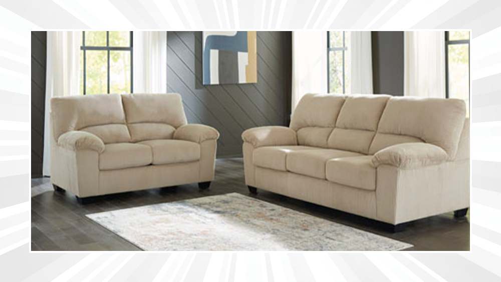 Grey recliner in a living room
