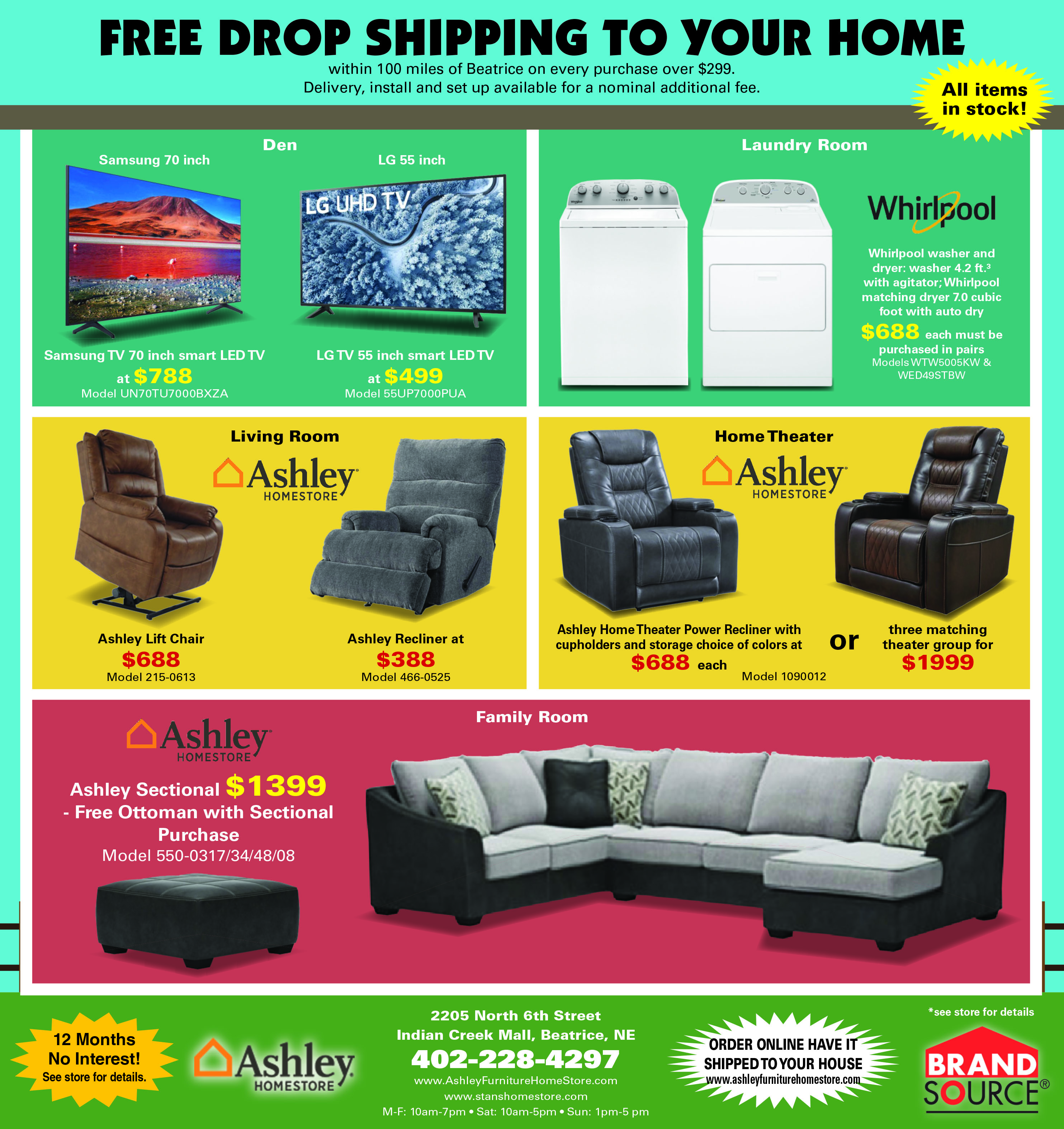 Shop Ashley furniture