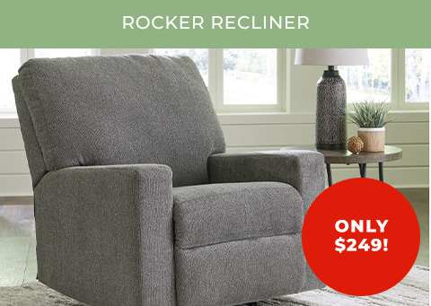 Rocker Recliner by ashley only $249