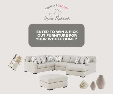 enter to win and pick out furniture for your whole home