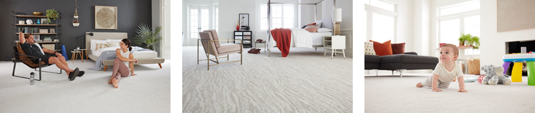 Carpet and Carpet Pad Lifestyle Images