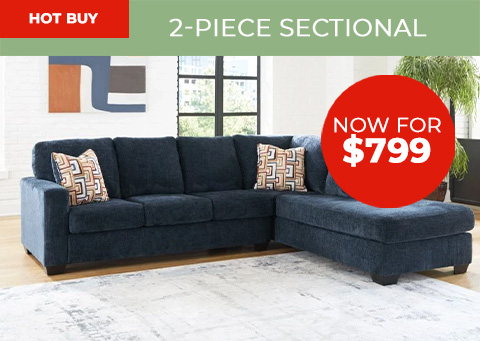 Hot Buy. 2-piece sectional Now for $799