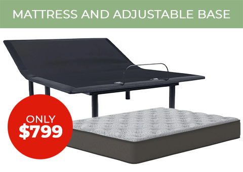 mattress and adjusable base only $799