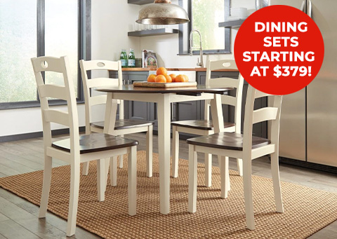 Dining sets starting at $379
