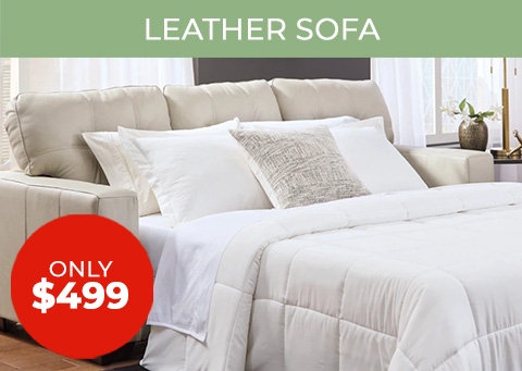 Leather Sofa by ashley only $499