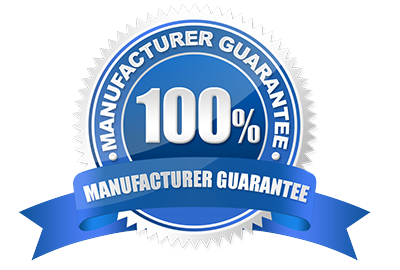 100% Manufacturer Guarantee