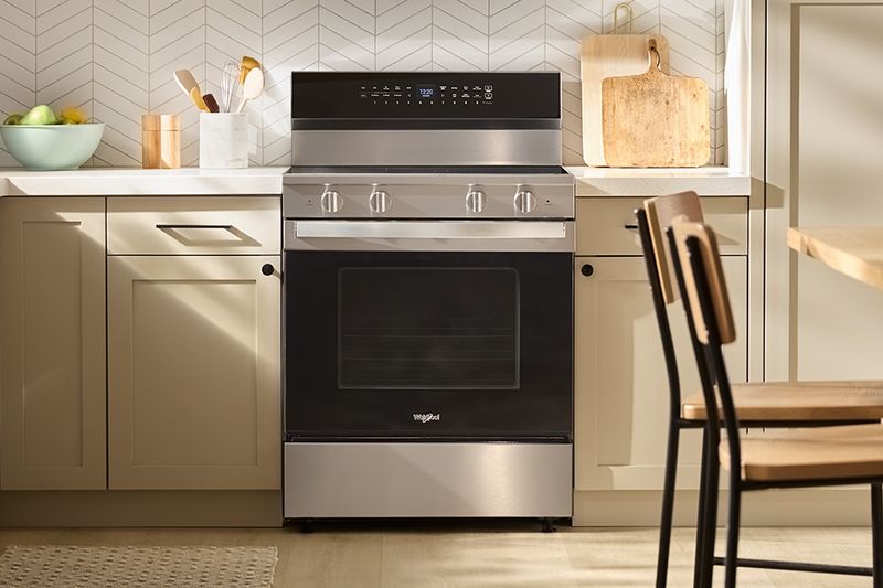 Stainless Steel Whirlpool Range