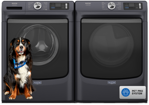 Maytag® Midnight Steel Front Load Laundry Pair