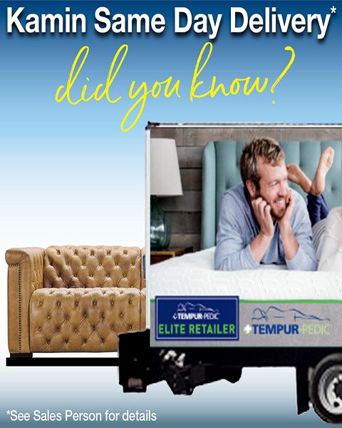 Same Day Delivery in Victoria - Did you know. See sales person for details