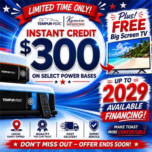 Tempur Pedic Instant Credit