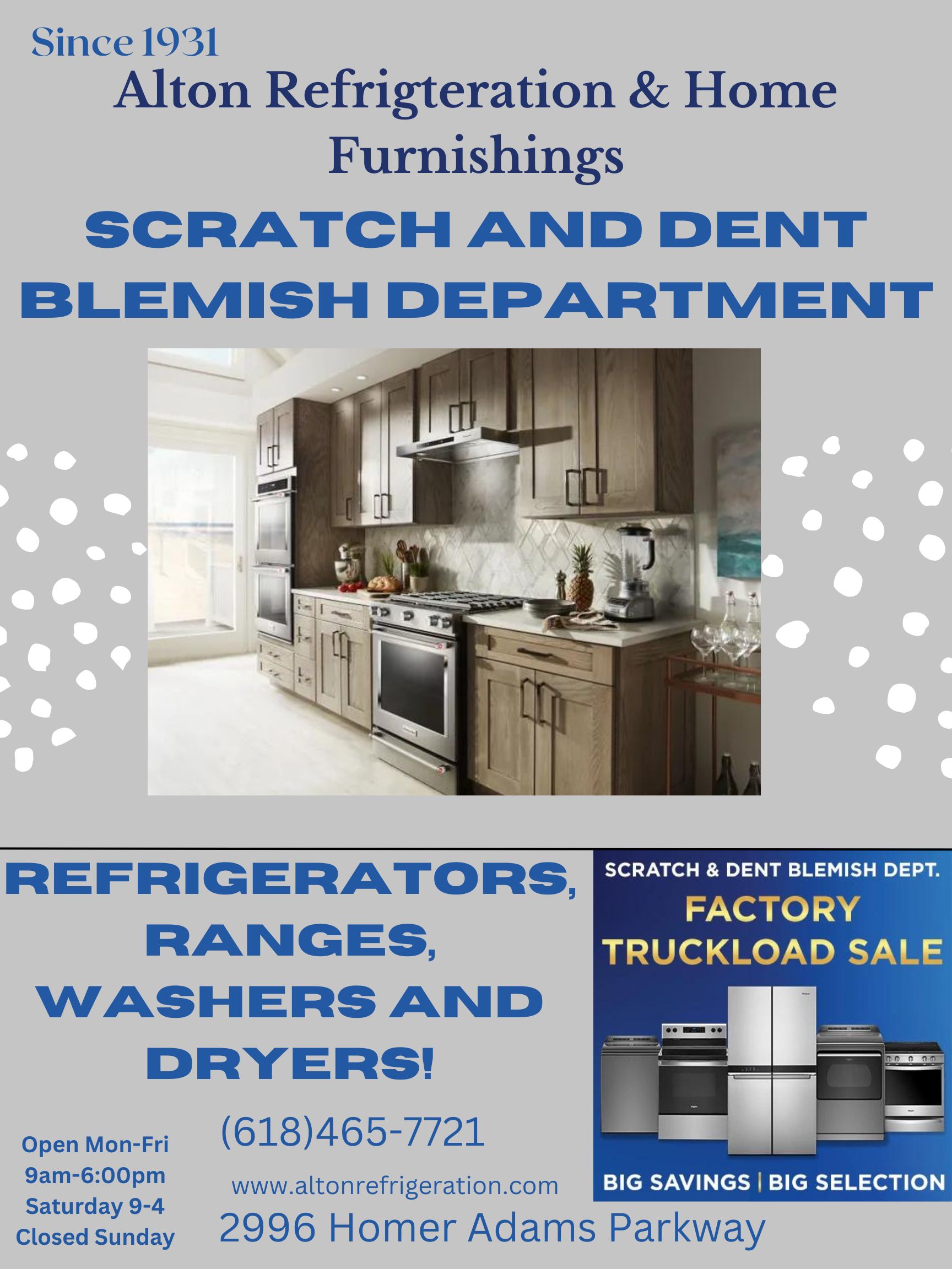 Scratch & Dent | Big Savings Big Selection