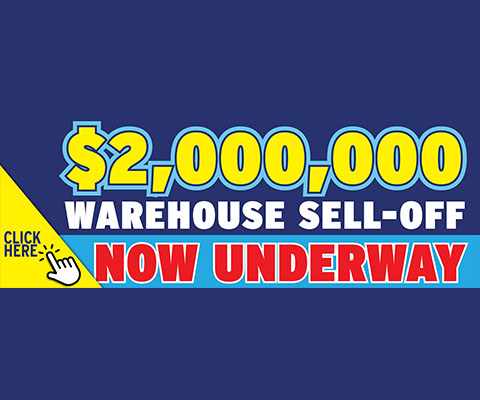 2 million warehouse sell-off now underway