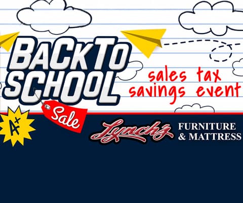Back to school sale! Sales tax savings event