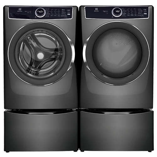 Electrolux Laundry Pair on Pedestals