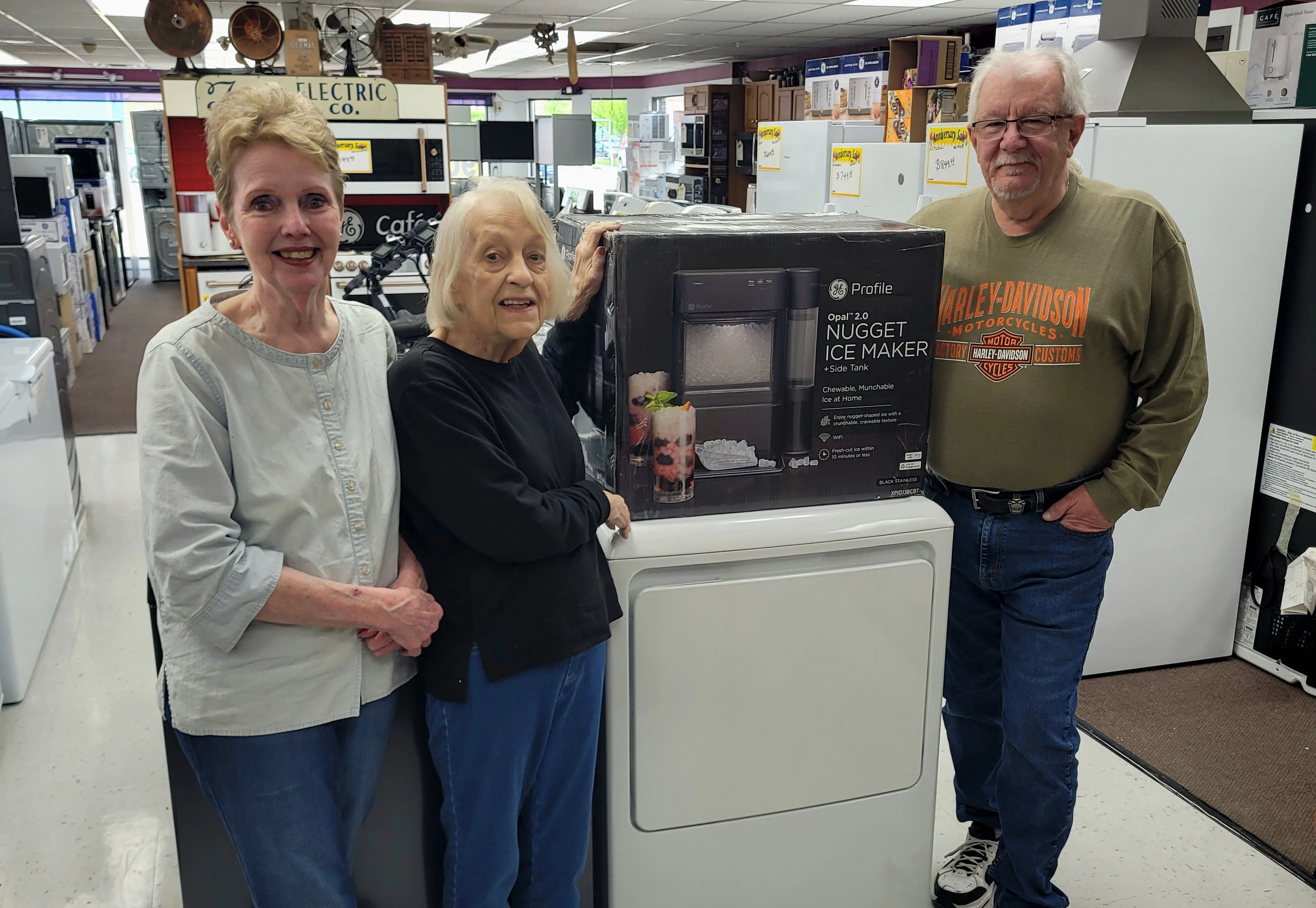 Karen Hill with her GE Nugget Ice Maker