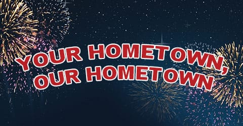 appliances and background fireworks