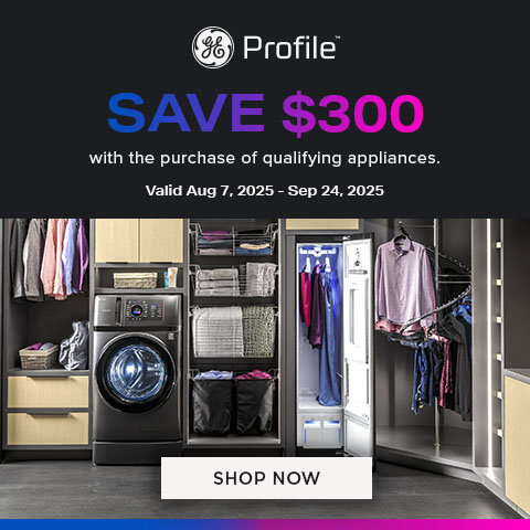 GE Profile - Save $300 with the purchase of qualifying appliances. Valid Aug 7th, 2025 - September 24, 2025. - Shop Now