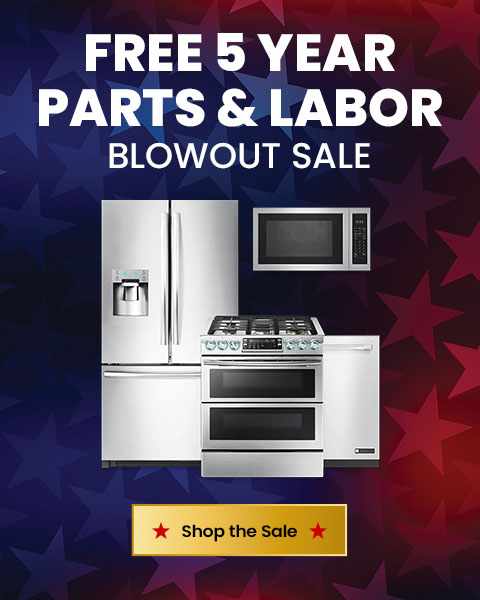 free 5 year parts and labor blowout sale - Shop the Sale