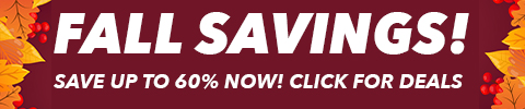 Sitewide Fall Sale + Warehouse liquidation - up to 60% off - Get Deals