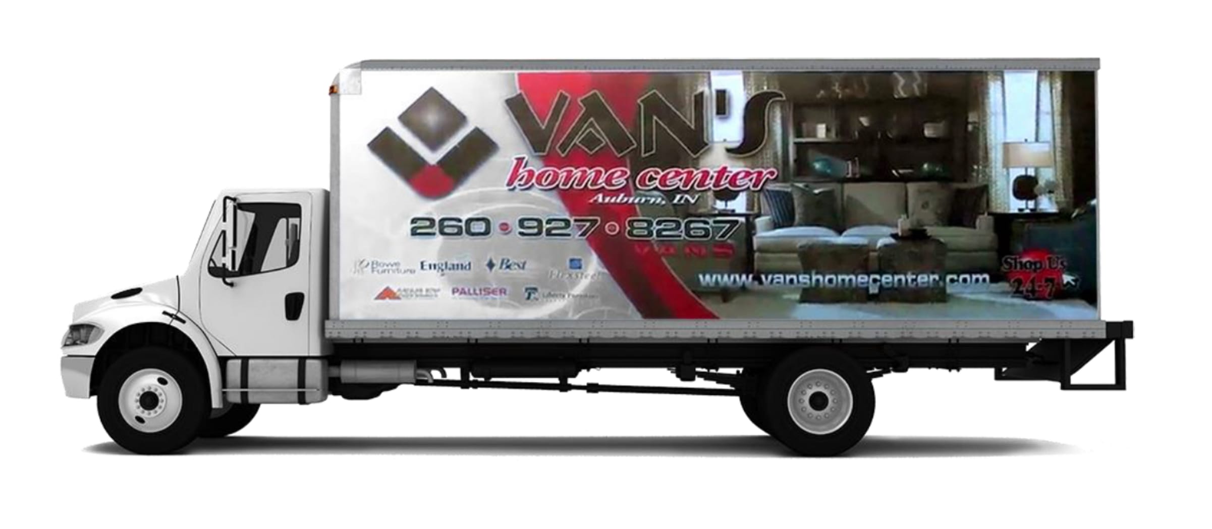 Van's Home Center Delivery Truck