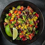 Black Bean Salad with Quinoa, Corn & Avocado