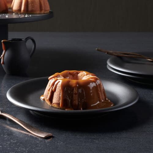 Miniature Salted Caramel Bundt Cakes