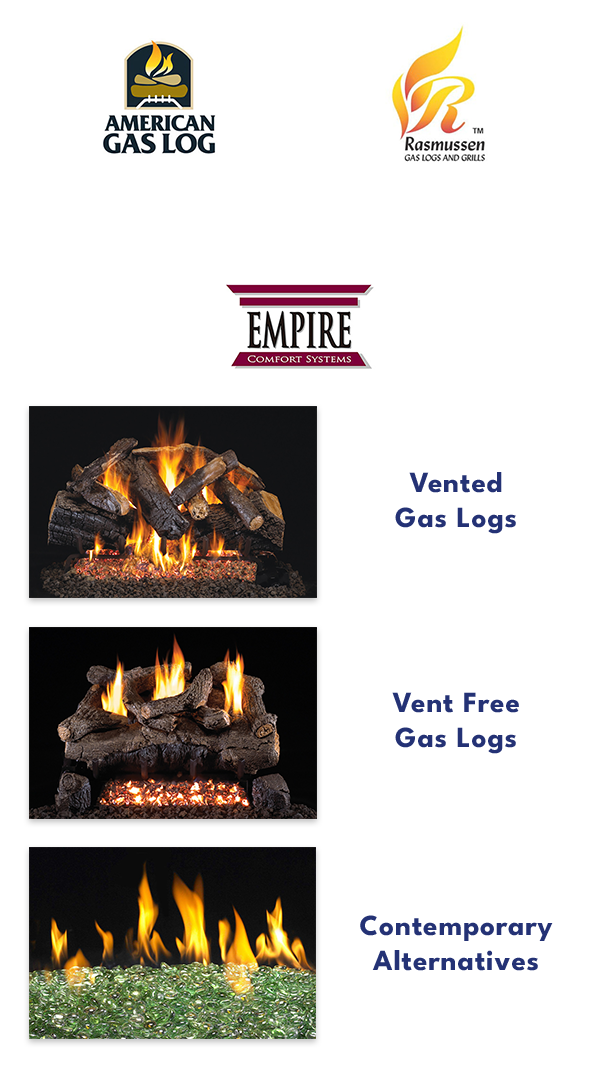 Gas Logs Logos