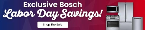 exclusive bosch labor day savings appliances