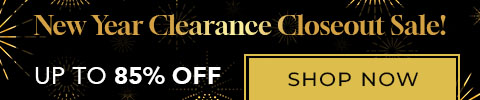 new year clearance closeout sale - save up to 85% off - shop now