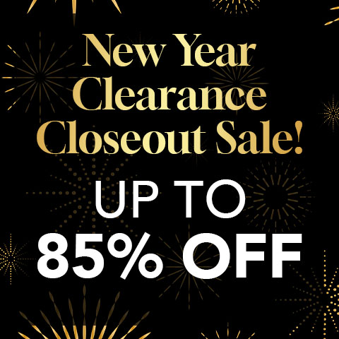 new year clearance closeout up to 85% off