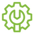 gear and service wheel