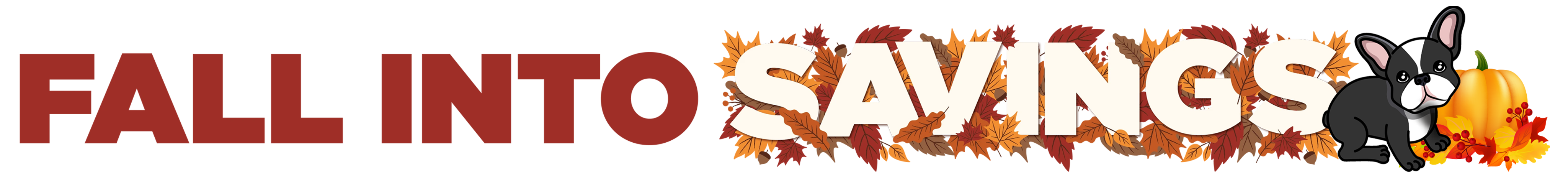 fall savings logo