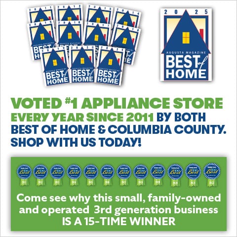 Voted #1 Appliance Store