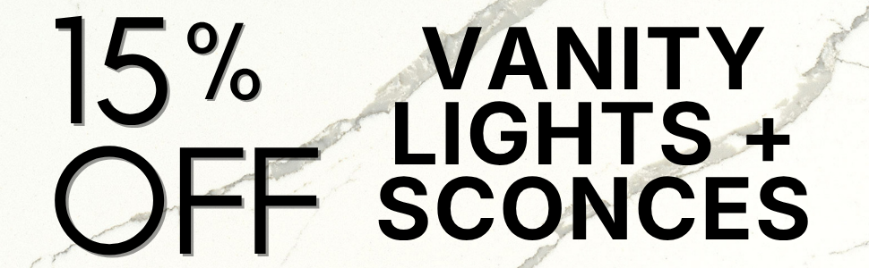 15% Off Vanity lights