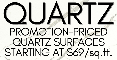 Quartz Promo-Priced Surfaces
