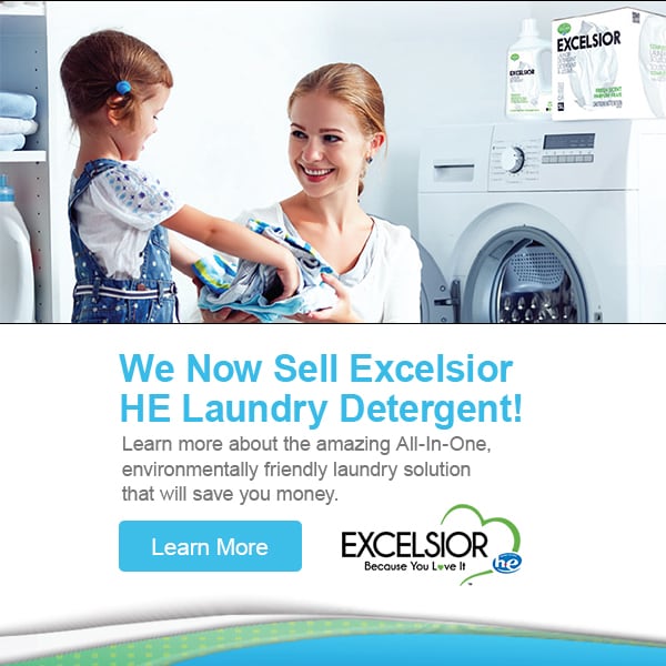We now selle Excelsior HE Laundry Detergent