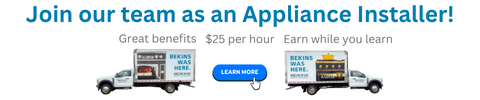 Join Our Team as an Appliance Installer! Great benefits - $25 per hour - Earn While You Learn. Learn More