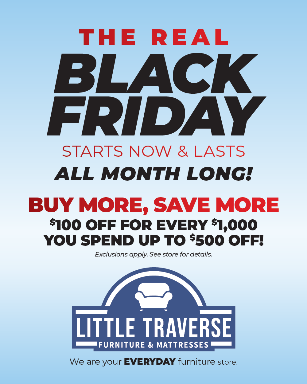 The Real Black Friday Starts Now & Acts All Month Long