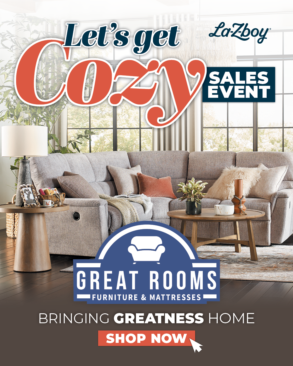 La-z-Boy Let's Get Cozy Sales Event