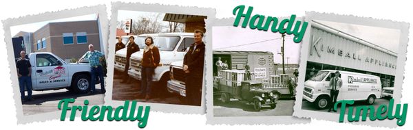Kimball banner | handy, friendly, timely