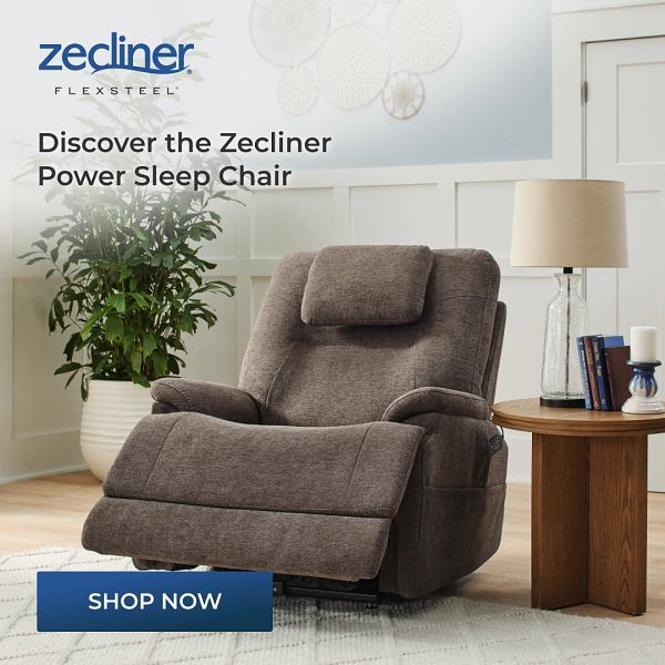 Flexsteel Zecliner. Discover the Zecliner Power Sleep Chair - Shop Now