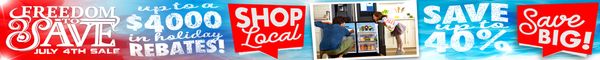 Memorial Day Sale - Save up to 40% - Up to $1000 in exclusive rebates - View Our Weekly Ad